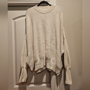 Free People Cream Sweater